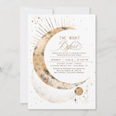 Sterren Maan Celestial Night repetitie diner Kaart (Voorkant)