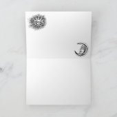 Sterren, maan en zon in het universum kaart (Binnen)