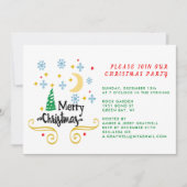 Sterren, Maan, Snowflakes en Zuurkerst, ZPR Kaart (Voorkant)