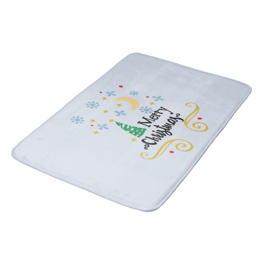 Sterren, Maan, Snowflakes en Zuurkerst, ZSSG Badmat (Gekanteld)