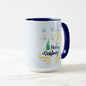 Sterren, Maan, Snowflakes en Zuurkerst, ZSSG Mok (Voorkant rechts)