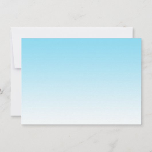 Sterren maanblauwe jongen baby shower uitnodiging (Achterkant)