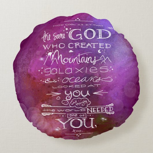 Sterren maanruimtevaart, astrologie, astronomische rond kussen (Achterkant)