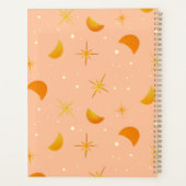 Sterren & manen Gezellige Perzik Aangepaste Naam/J Planner (Achterkant)