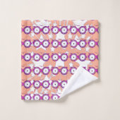 Sterren Met Bril Kinderen Perzik  Bad Handdoek (Wasdoekje)