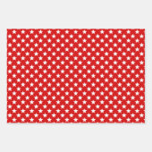 Sterren met droogstempel en achtergrondkleuren inpakpapier vel (Voorkant)