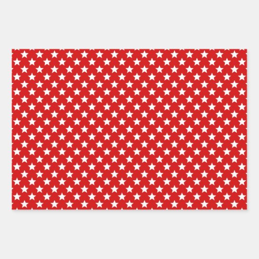 Sterren met droogstempel en achtergrondkleuren inpakpapier vel (Voorkant)