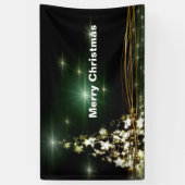 Sterren met kerstboomrand 9 x 5' Banner (Verticaal)