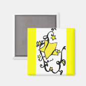 Sterren met linten magneet (Voorkant / Achterkant)