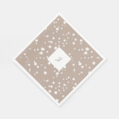 Sterren monogram servet (Hoek)