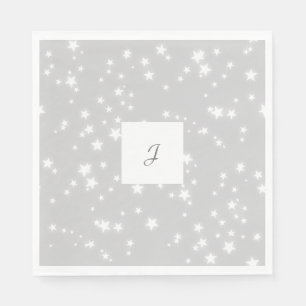 Sterren monogram servet