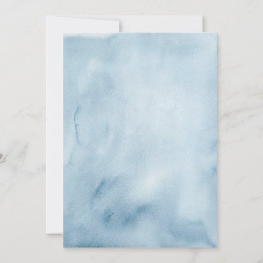 Sterren Moon Blue African Angel Boy Baby shower Kaart (Achterkant)