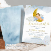 Sterren Moon Blue Heaven Verzonden Blond Baby show Kaart