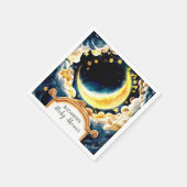 Sterren Moon Celestial Baby shower Servet (Hoek)