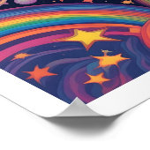 Sterren Moons & Regenbogen Poster (Hoek)