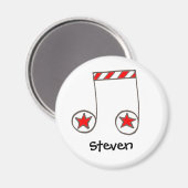 Sterren muzieknoot magneet (Voorkant / Achterkant)