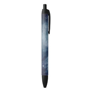 Sterren Nacht Blauwe Lucht Sterren Universum Astro Zwarte Inkt Pen