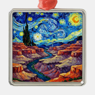 Sterren Nacht Grand Canyon Arizona Metalen Ornament