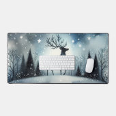 Sterren Nacht Hert Winter Bureaumat (Keyboard & Muis)