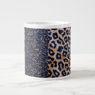Sterren Nacht & Luipaardprint Grote Koffiekop