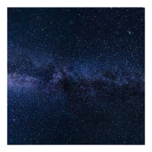 Sterren Nacht Sterrenstelsel Hemel Diepe Ruimte St Perfect Poster
