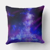 Sterren Night Sky Midnight Blue Melkweg Kussen (Achterkant)