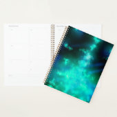Sterren Night Sky Midnight Emerald Green Melkweg Planner (Display)