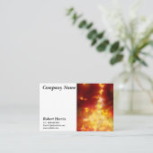 Sterren Night Sky Midnight Flame Visitekaartje (Staand voorkant)