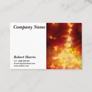 Sterren Night Sky Midnight Flame Visitekaartje