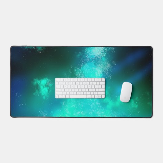 Sterren Night Sky Midnight Melkweg Emerald Bureaumat (Keyboard & Muis)