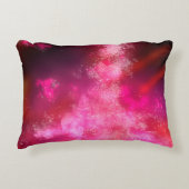 Sterren Night Sky Midnight Pink Melkweg Accent Kussen (Voorkant)