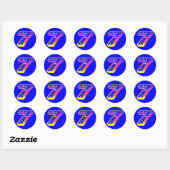 Sterren nummer 7 Stickers (Vel)