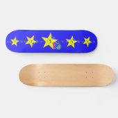 Sterren nummer 8 persoonlijk skateboard (Horizontaal)