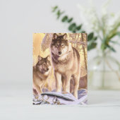 "Sterren onder sneeuw" Briefkaart (Staand voorkant)