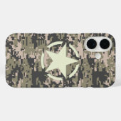 Sterren op bergbeklimmer Camo Patroon Case-Mate iPhone Case (Achterkant (horizontaal))