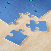 Sterren op Blauw #1 Legpuzzel (Zijkant)
