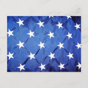 Sterren op blauw briefkaart