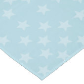 Sterren op blauw monogram of Aangepast Tafelkleed (Gekanteld)