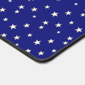 Sterren op blauwe achtergrond bureaumat (Hoek)