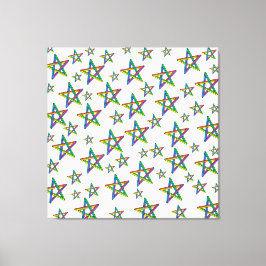 Sterren op canvasprint canvas afdruk