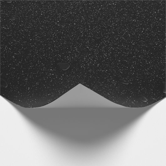 Sterren op de ruimte cadeaupapier (Hoek)