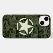 Sterren op Deep Bossen Camo achtergrond Case-Mate iPhone Case (Achterkant (horizontaal))