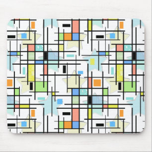 sterren op een ingecheckte achtergrond. muismat