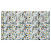 sterren op een ingecheckte achtergrond. stof (Fat Quarter)