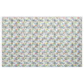 sterren op een ingecheckte achtergrond. stof (Yard (91,4 cm))
