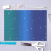 Sterren op een winternacht tissuepapier (Craft)