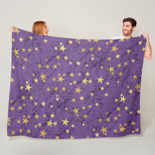 Sterren op fleece deken in verschillende kleuren