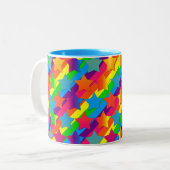 Sterren op Mok met Stripes-Two-zonder Coffee (Voorkant links)