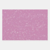 Sterren op Roze Achtergrond Verpakkend Document Vl Inpakpapier Vel (Voorkant 2)