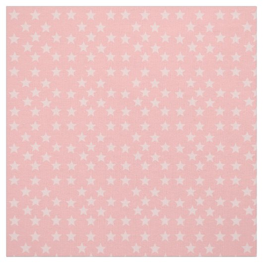 Sterren op roze monogram of naam aangepaste verbin stof (Swatch)